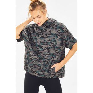 Fabletics Hadley Hi-Low Camo hoodie